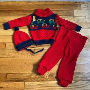 Vintage Toys r Us winter knitted set size 18-24m